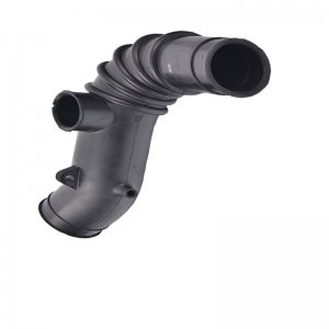 Czarny silnik samochodowy gumowy wąż filtrowy powietrza